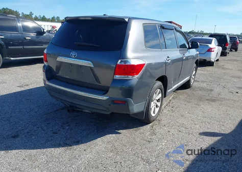 2012 Toyota Highlander from USA, damaged, VIN 5TDZA3EH2CS031109